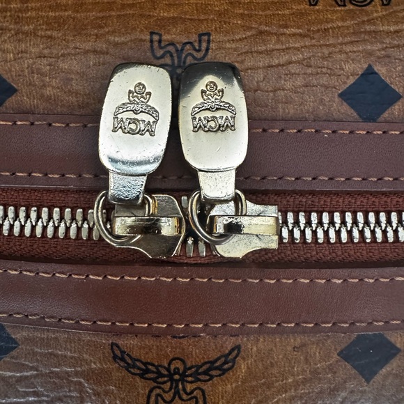 MCM Cognac Visetos Satchel - Picture 7 of 16